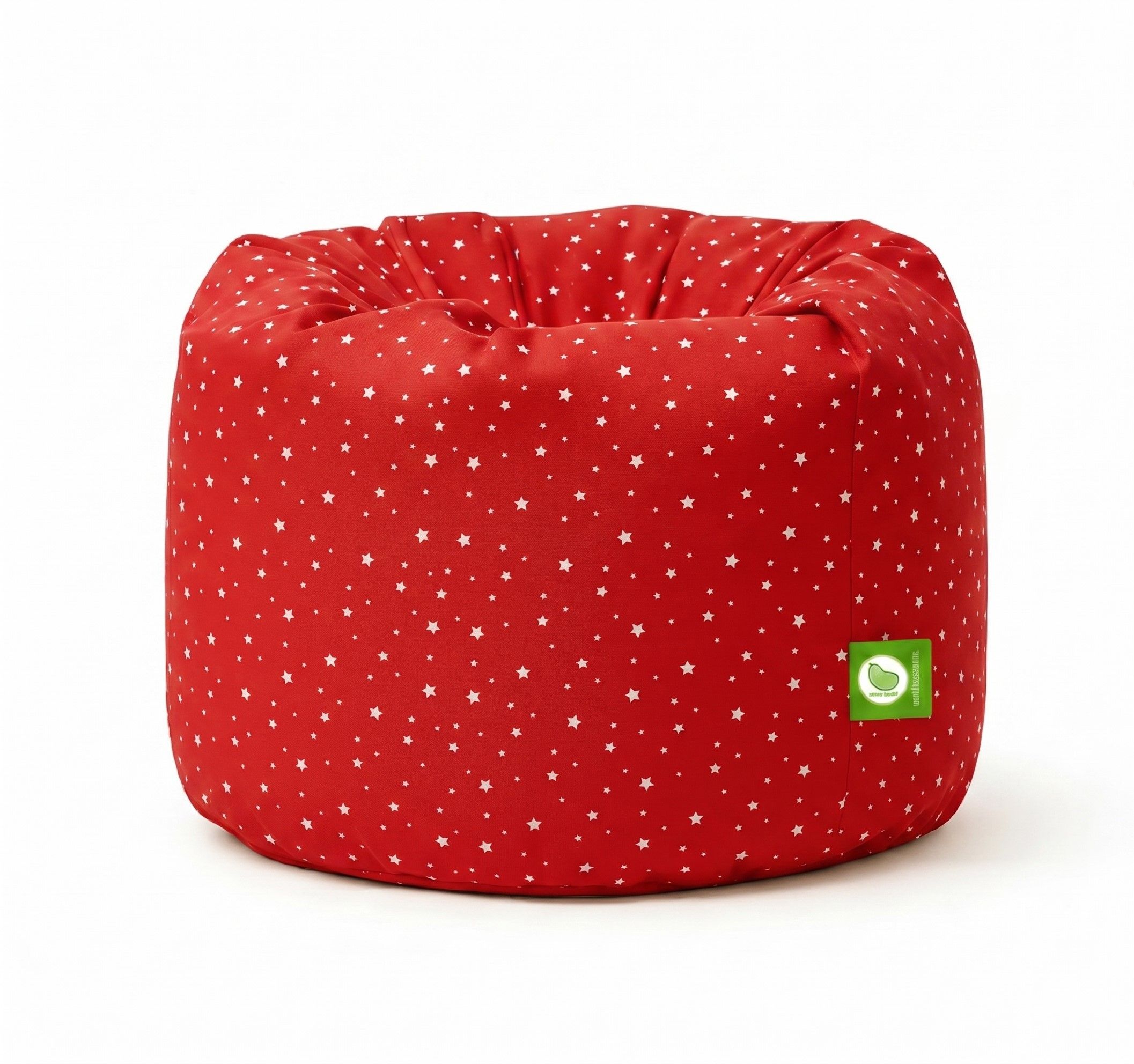 Bean Lazy Cotton Red Stars Bean Bag Large Size
