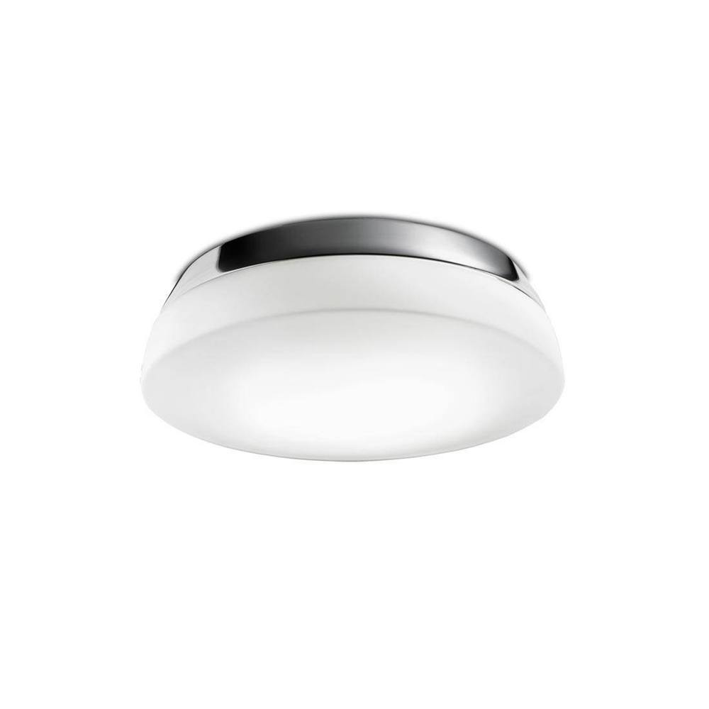 Netlighting Dec 2 Light Bathroom Wall Light Chrome E27 in Grey