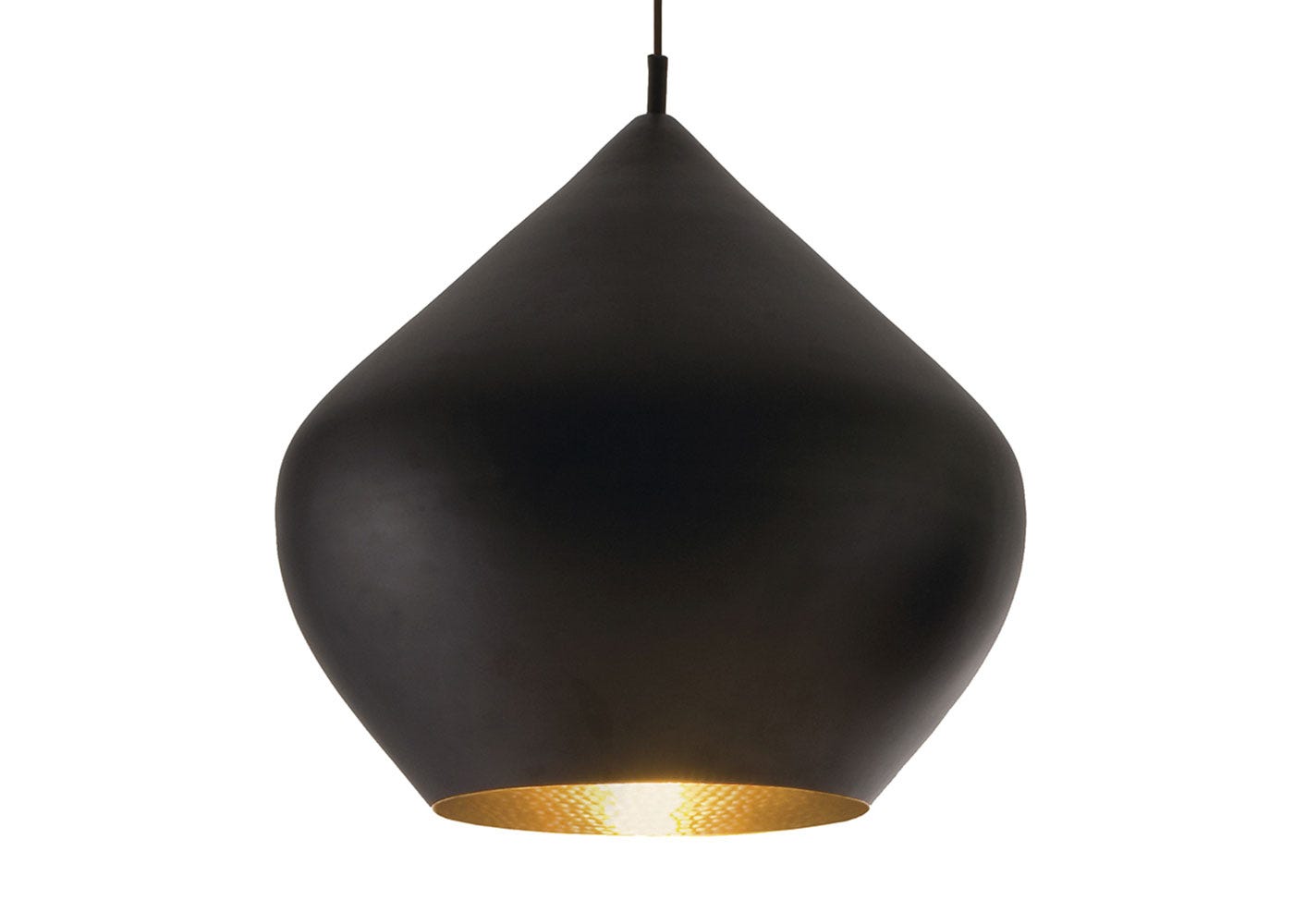 Heal's Beat LED Stout Pendant Light Black