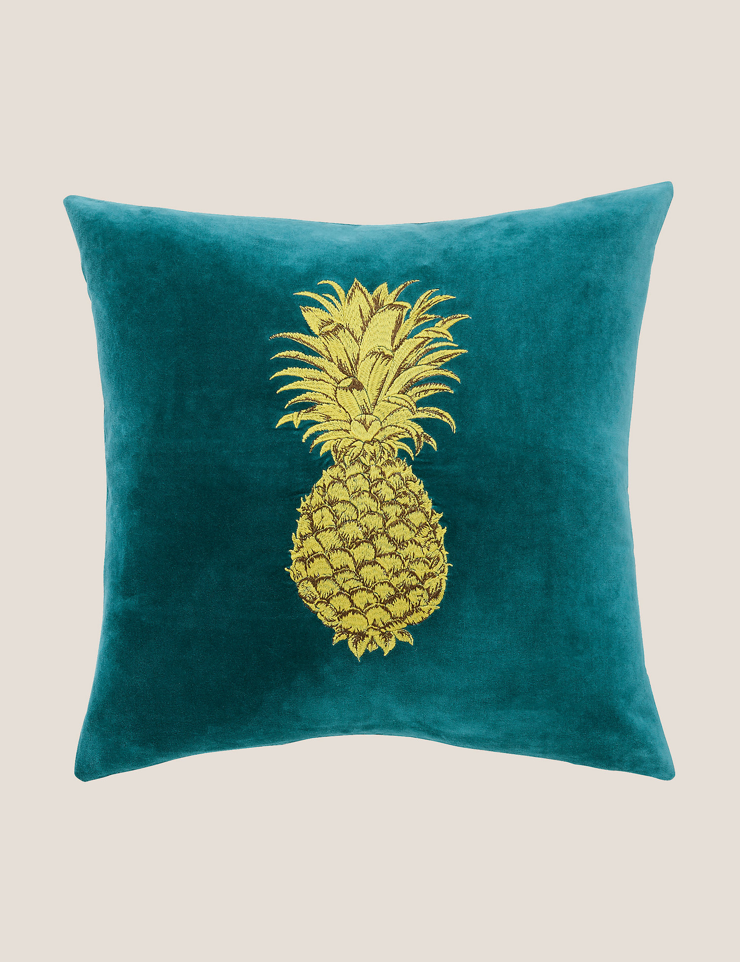M&S Sanderson Velvet Paradesia Embroidered Cushion