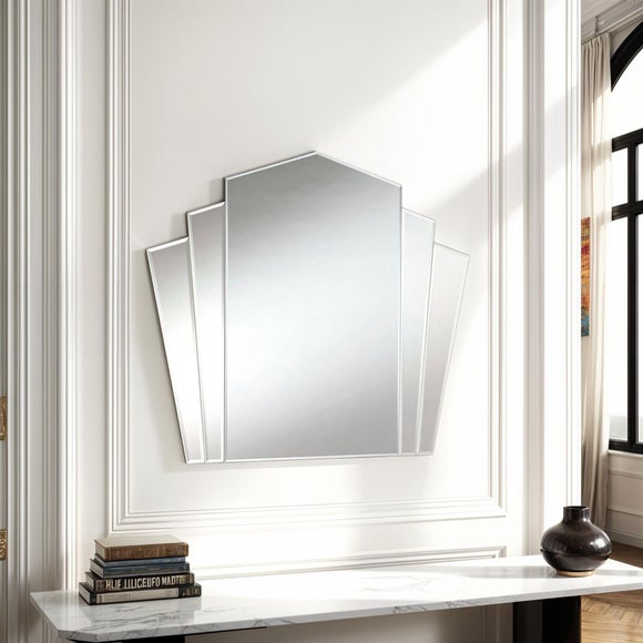 Yearn Art Deco Fan Wall Mirror