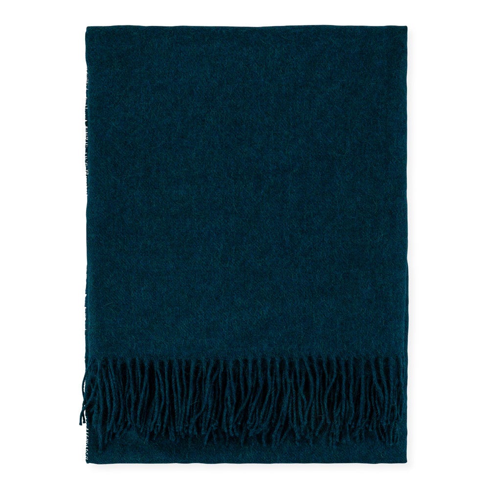 Heal's Pure Alpaca Throw Petrol 2
