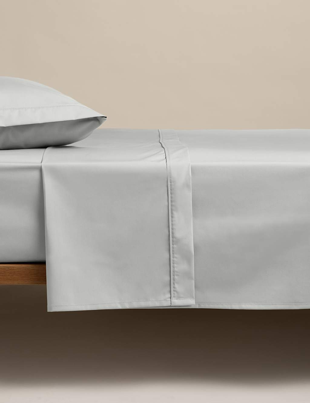 M&S Egyptian Cotton 230 Thread Count Flat Sheet Dove