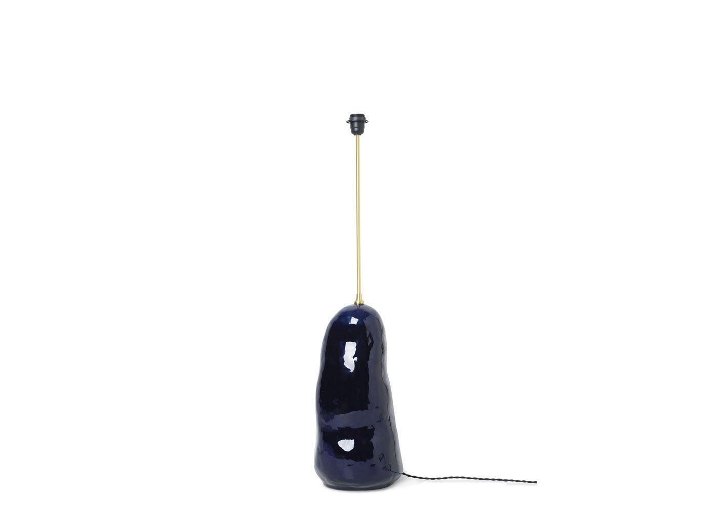 ferm LIVING Hebe Floor Lamp Base Deep Blue