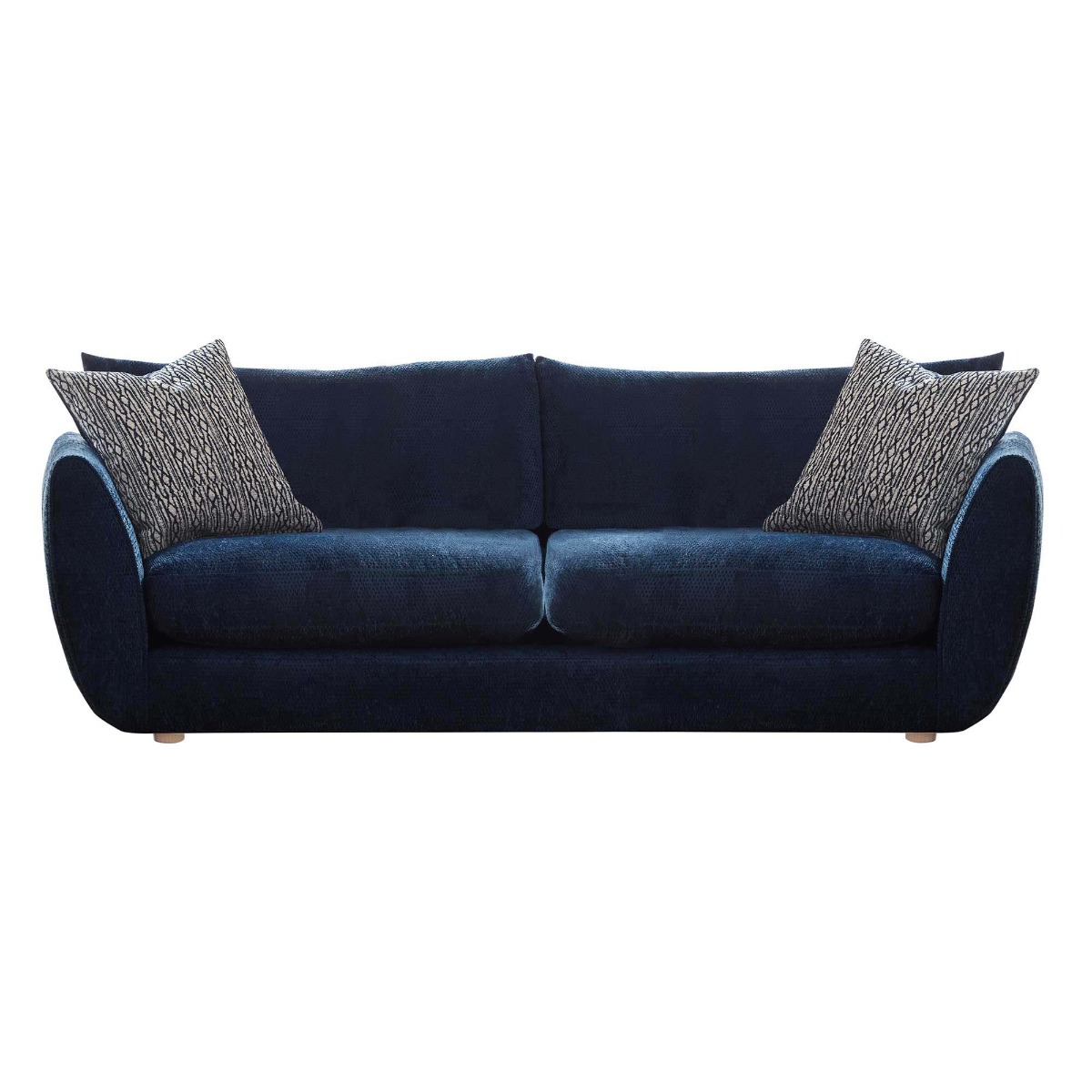 Big Blue Extra Large Fabric Sofa/Couch - Sustainably Made From 100% Recyclable Materials - W231 x D103 x H84cm - Barker & Stonehouse