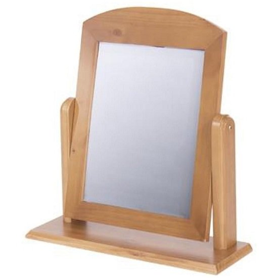 Eden Single Mirror In Golden Tinted Lacquer Finish