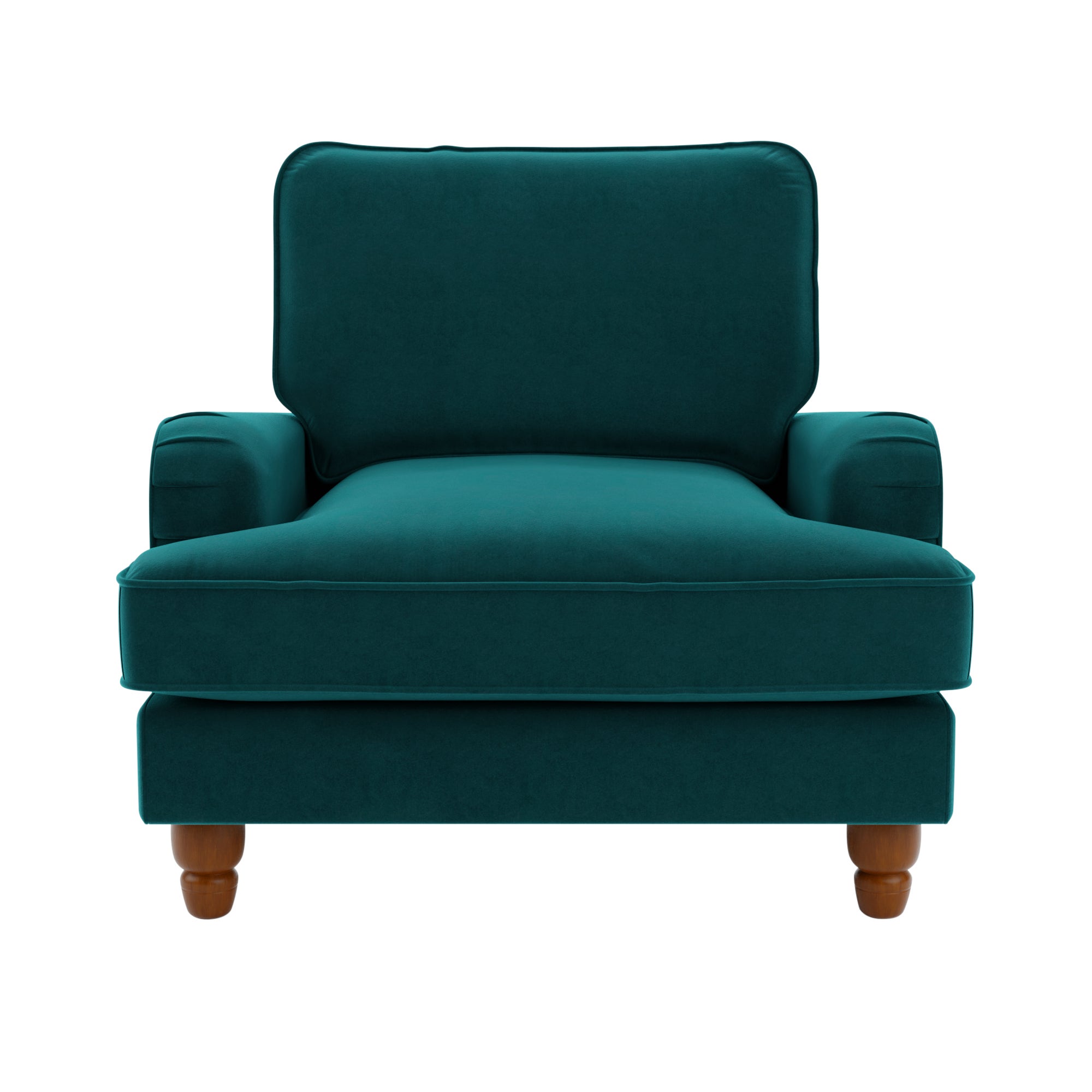 Beatrice Velvet Armchair Green