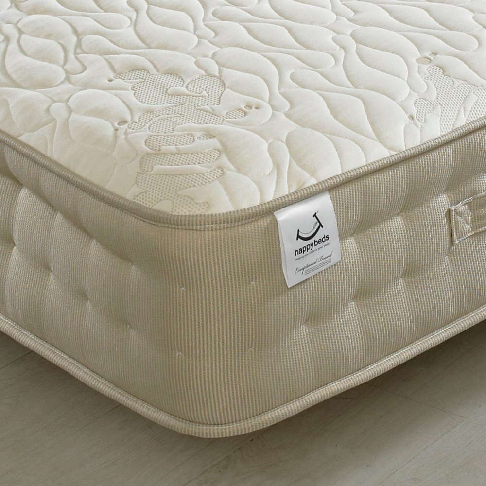 Milk Vitality 2000 Pocket Sprung Memory, Latex and Reflex Foam Mattress - 4ft Small Double (120 x 190 cm)