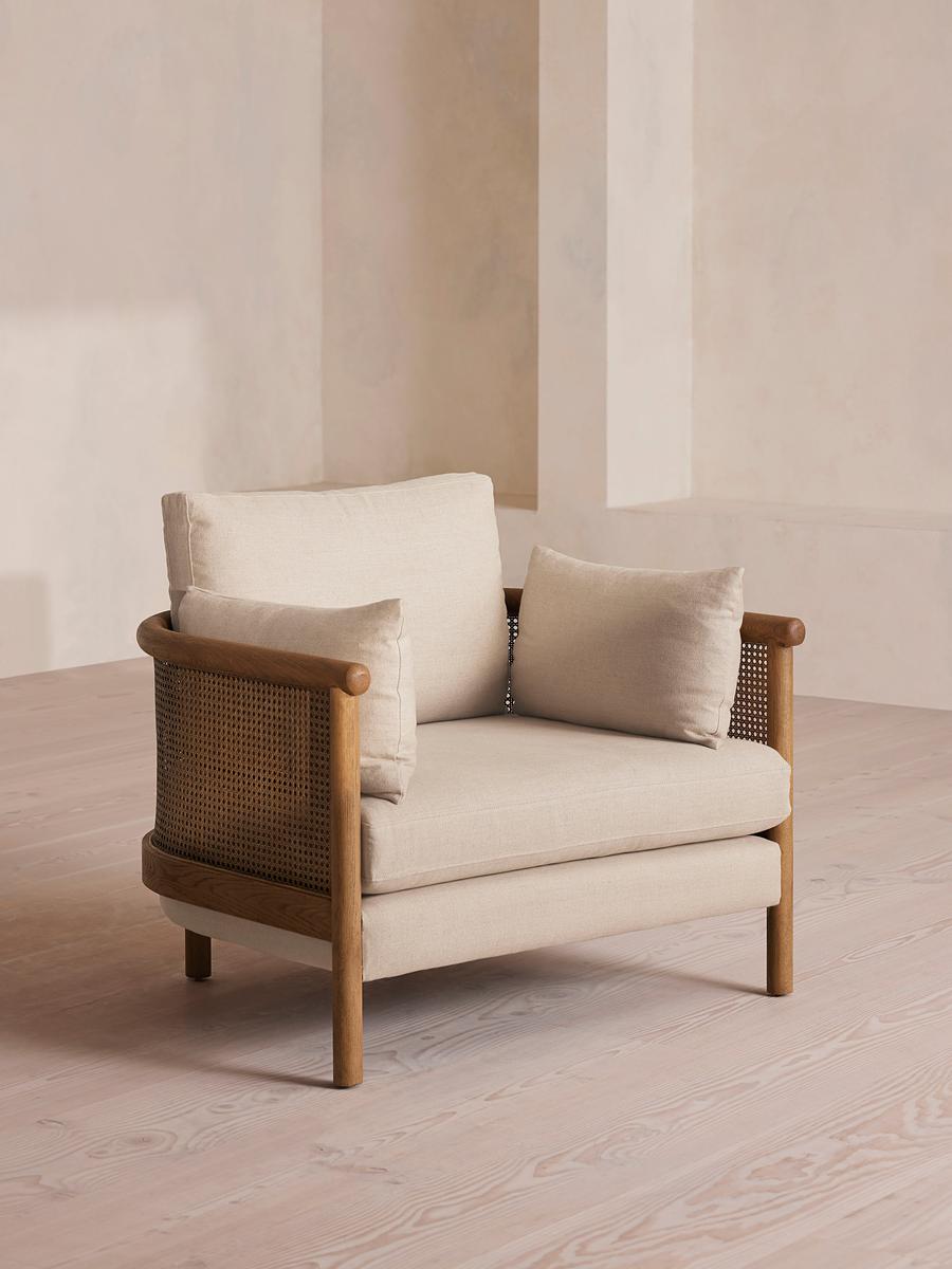 Sydney Armchair, Linen, Bisque