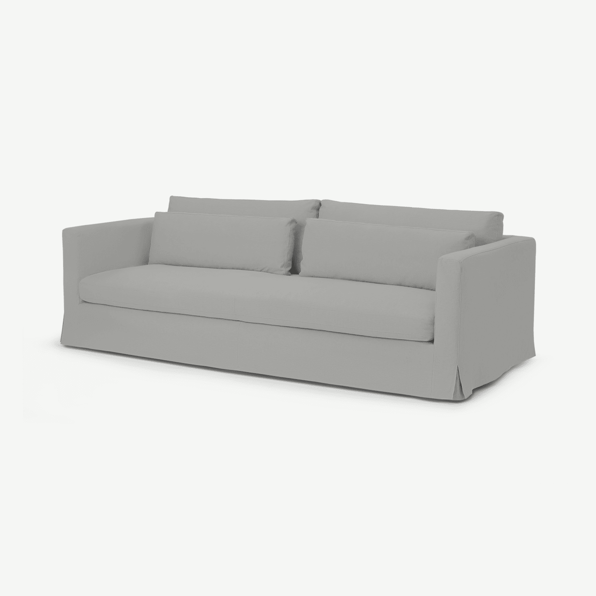 Arabelo 4 Seater Loose Cover Sofa, Mineral Cotton & Linen Mix