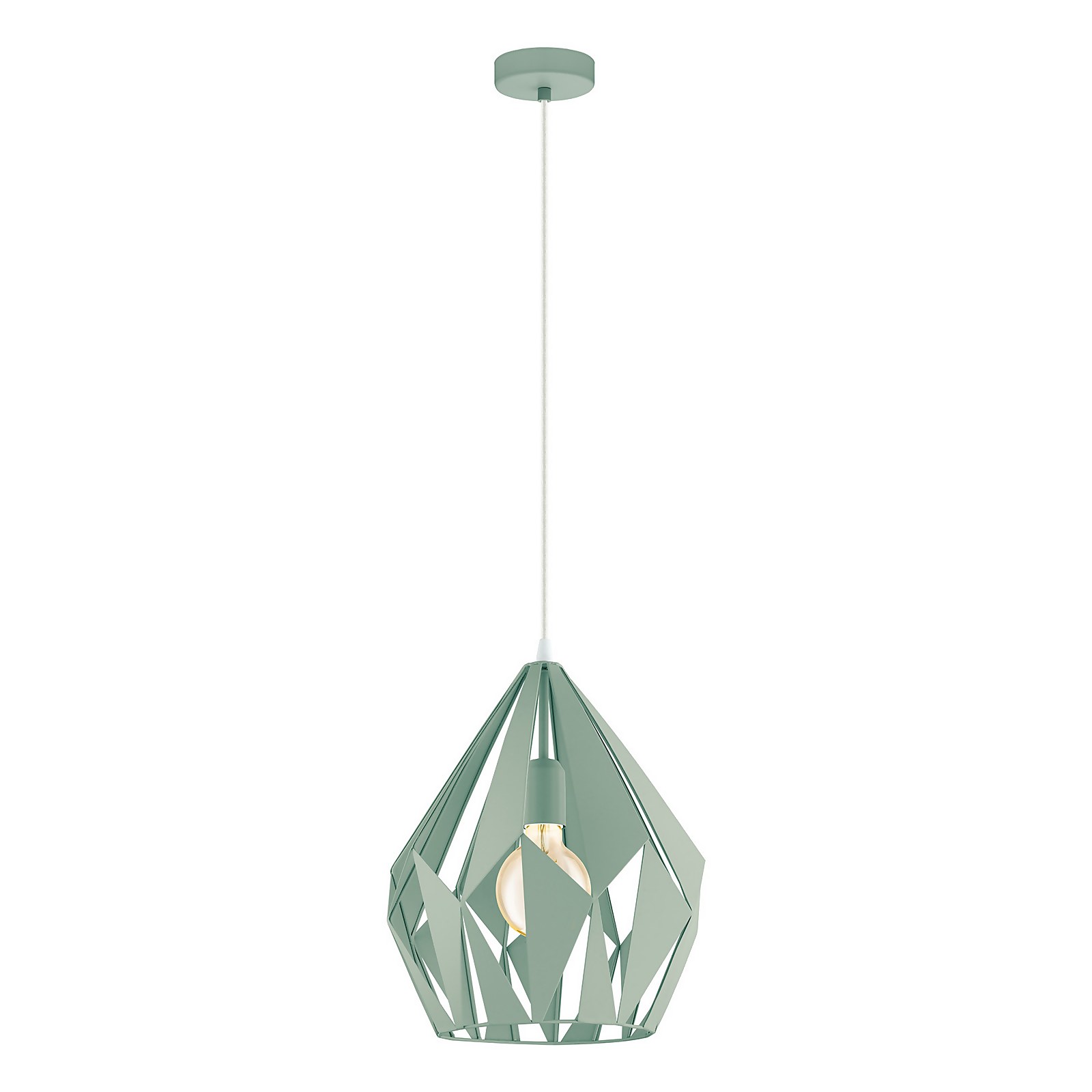 Eglo Carlton-P Geo Pendant - Green
