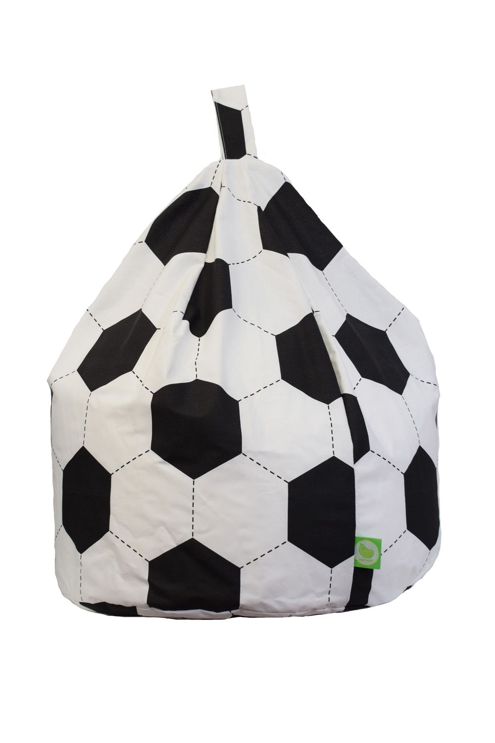 Bean Lazy Cotton Football Bean Bag Child Size in White