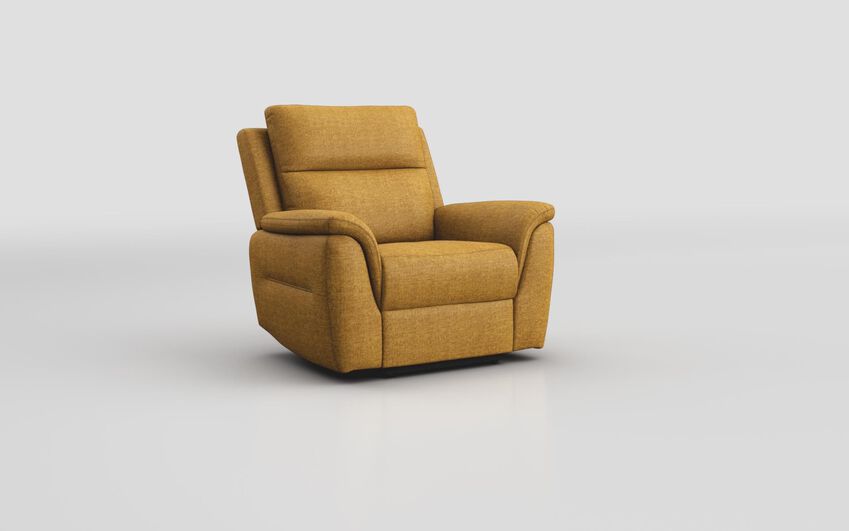 Yellow Fabric Sogliano Armchair