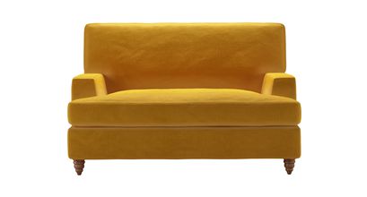 Isla Loveseat Sofabed in Butterscotch Cotton Matt Velvet - sofa.com