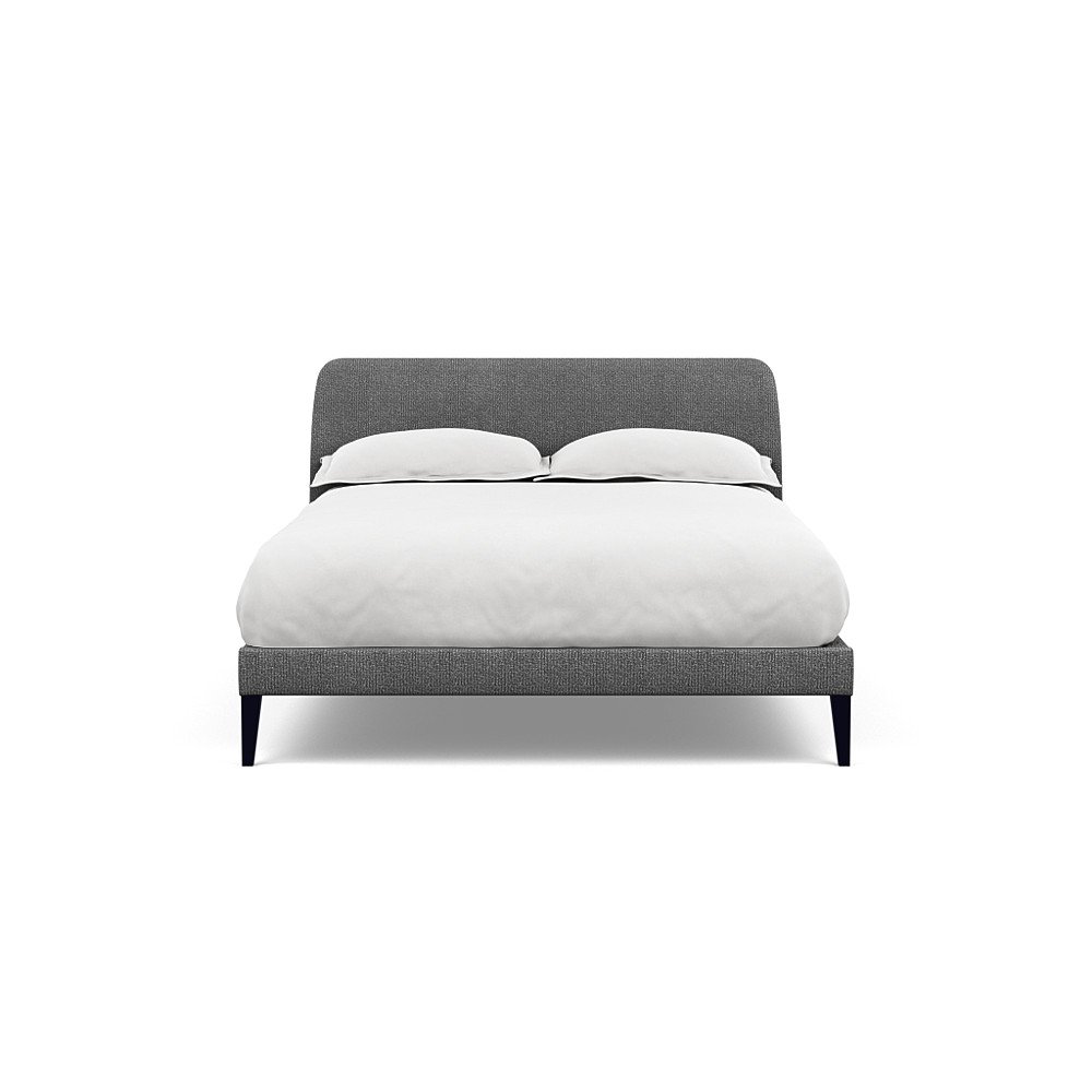 Heal's Wallis Bedstead Double Tejo Recycled Noir Black Feet