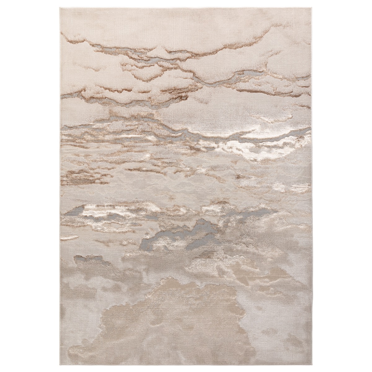 Luna Linear 120x170cm Rug, Square Polyester | Barker & Stonehouse