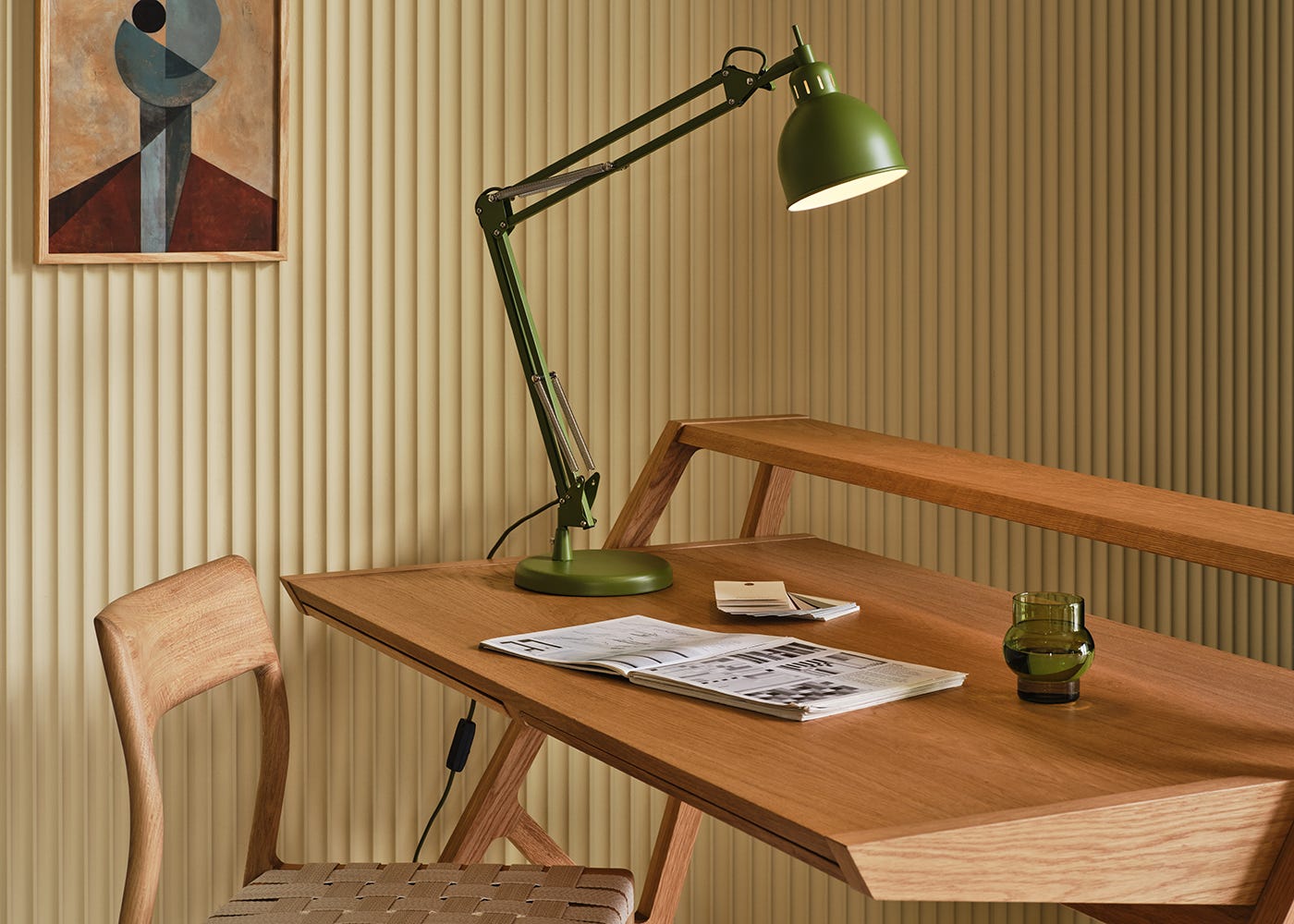 Heal's Spencer Metal Desk Lamp Berry 3