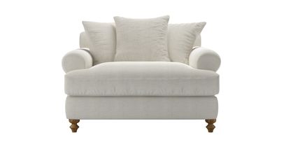 Teddy Loveseat Sofabed in Clay House Basket Weave - sofa.com