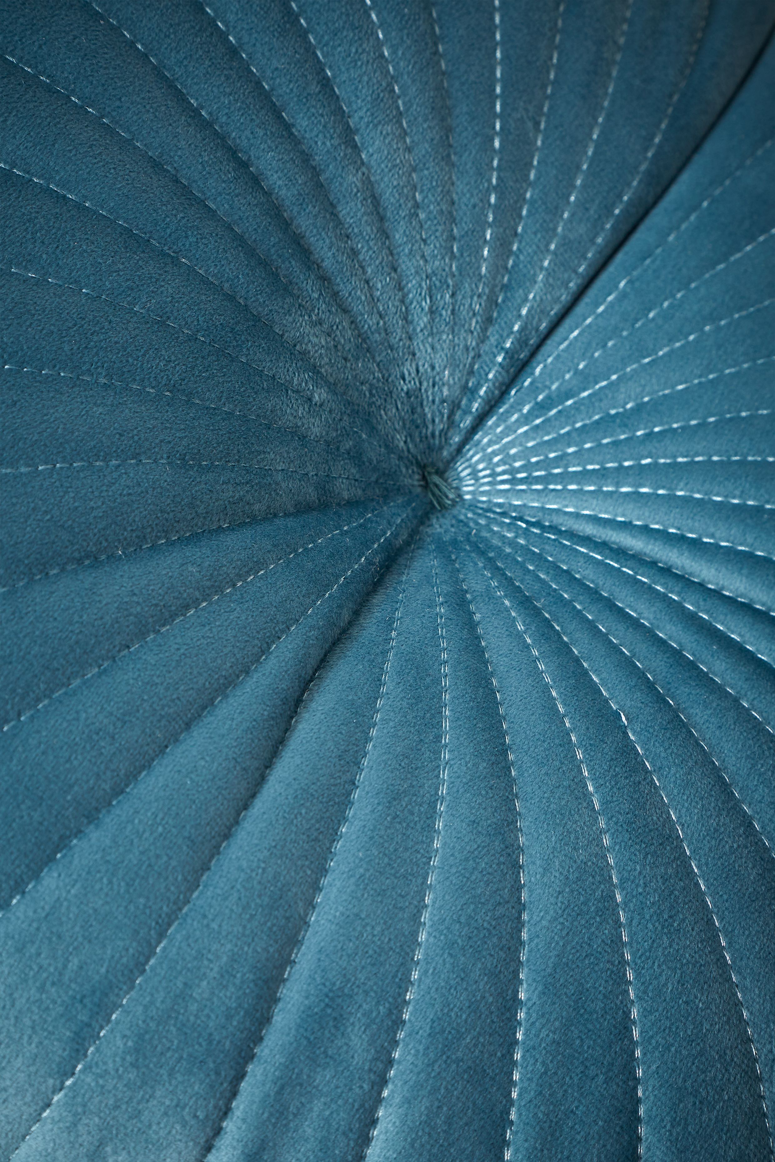 Catherine Lansfield 'Round' Cushion in Teal 2