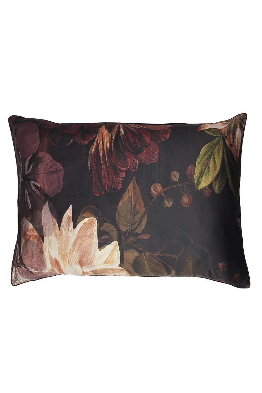 Linen House Neve Dark Floral Pillowcase Set