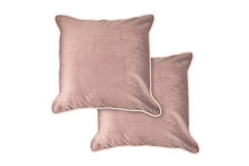 New Edge Blinds Plush Velvet Soft Touch Cushion Cover in Pink