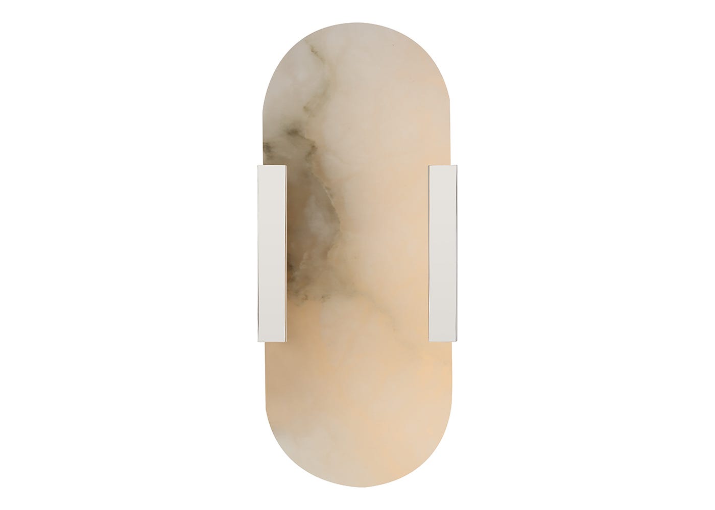 Visual Comfort Melange LED Elongated Sconce Polished Nickel 10"