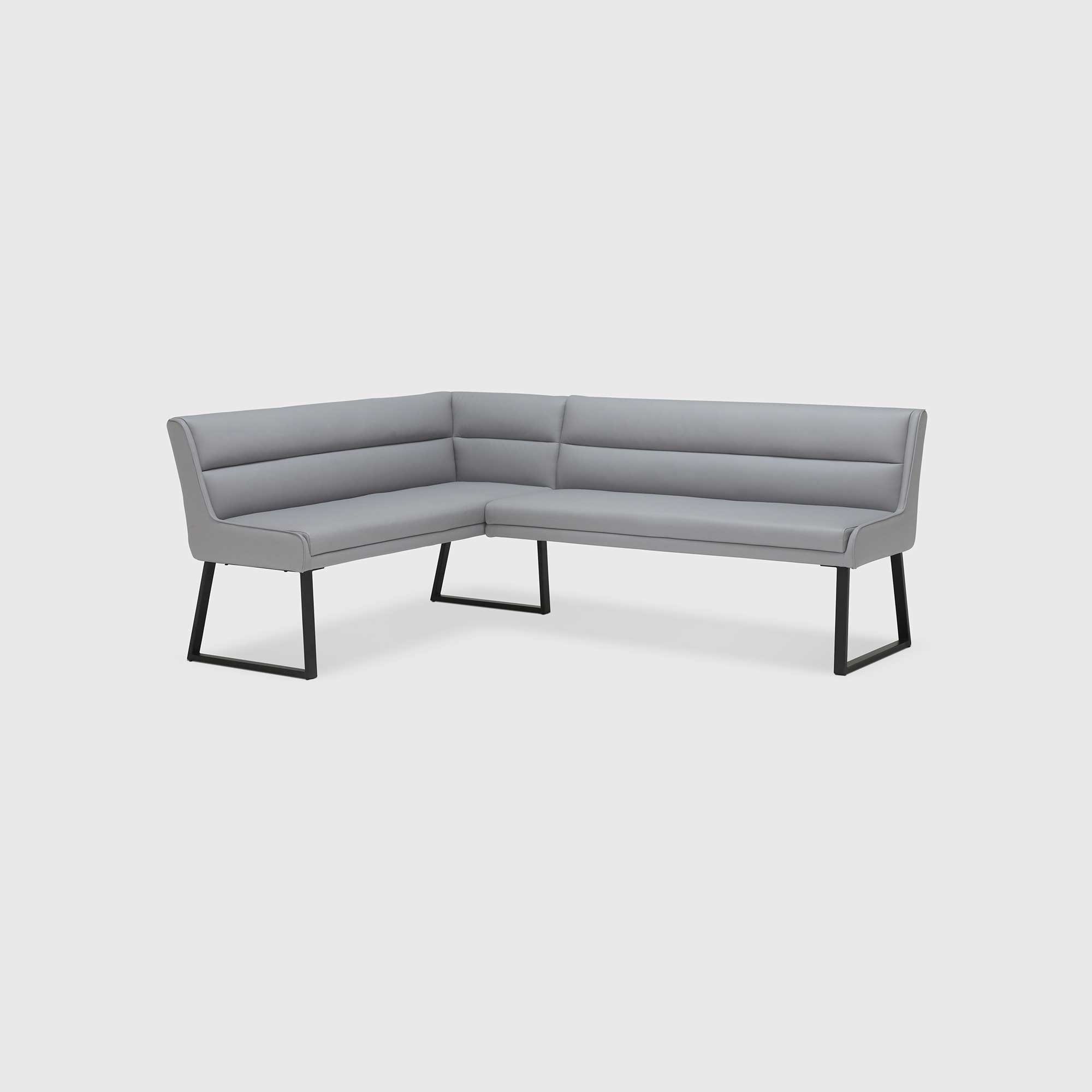 Ryker Corner Bench Right, Grey | Barker & Stonehouse