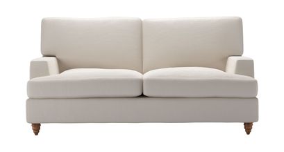 Isla 2 Seat Sofabed in Taupe Brushed Linen Cotton - sofa.com