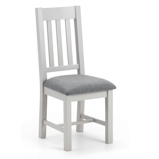 Christie Wooden Dining Chair In Taupe Linen With Grey Lacquer