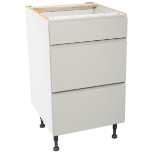 Wickes Madison Gloss Stone Drawer Unit - 500mm
