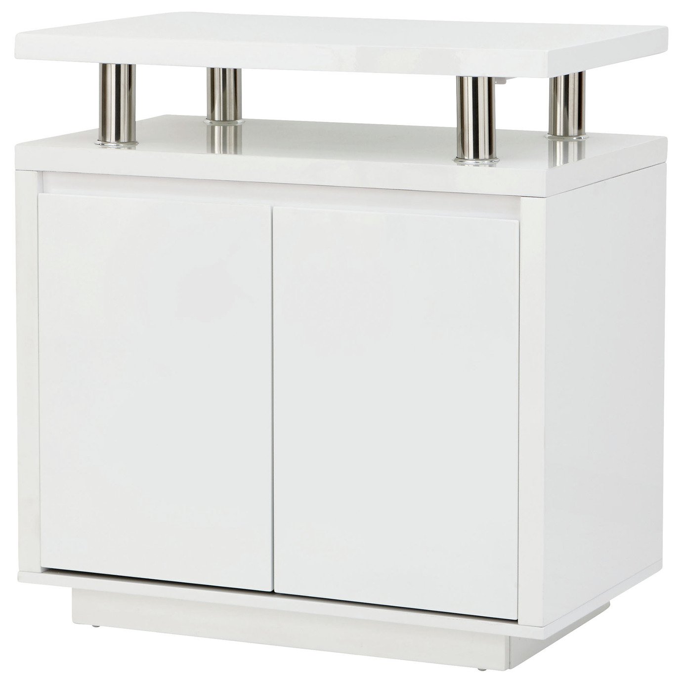Polar 2 Door Sideboard - White Gloss