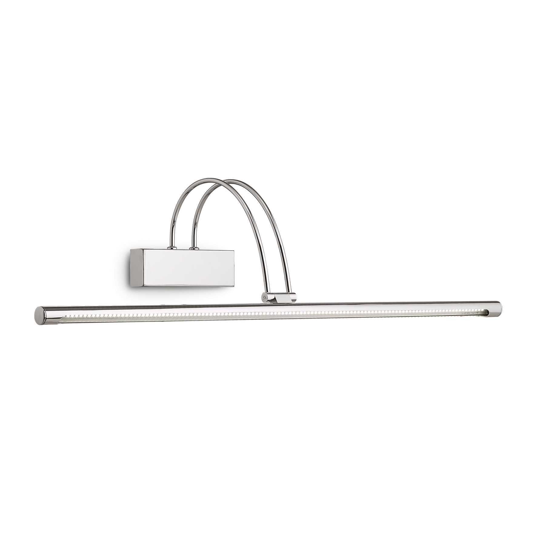 Netlighting Bow LED Large Picture Wall Light Chrome in Grey