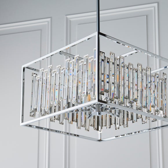 Return - Vogue Crystal Juneau 6 Light Ceiling Light 4
