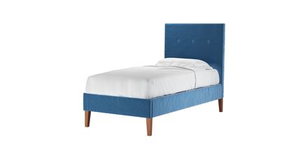 Avery 130cm Single Bed in Bahama Cotton Matt Velvet - sofa.com