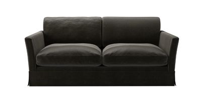 Otto 2.5 Seat Sofa Bed in Elephant Cotton Matt Velvet - sofa.com