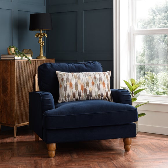 Kelso Cut Velvet Rectangle Cushion