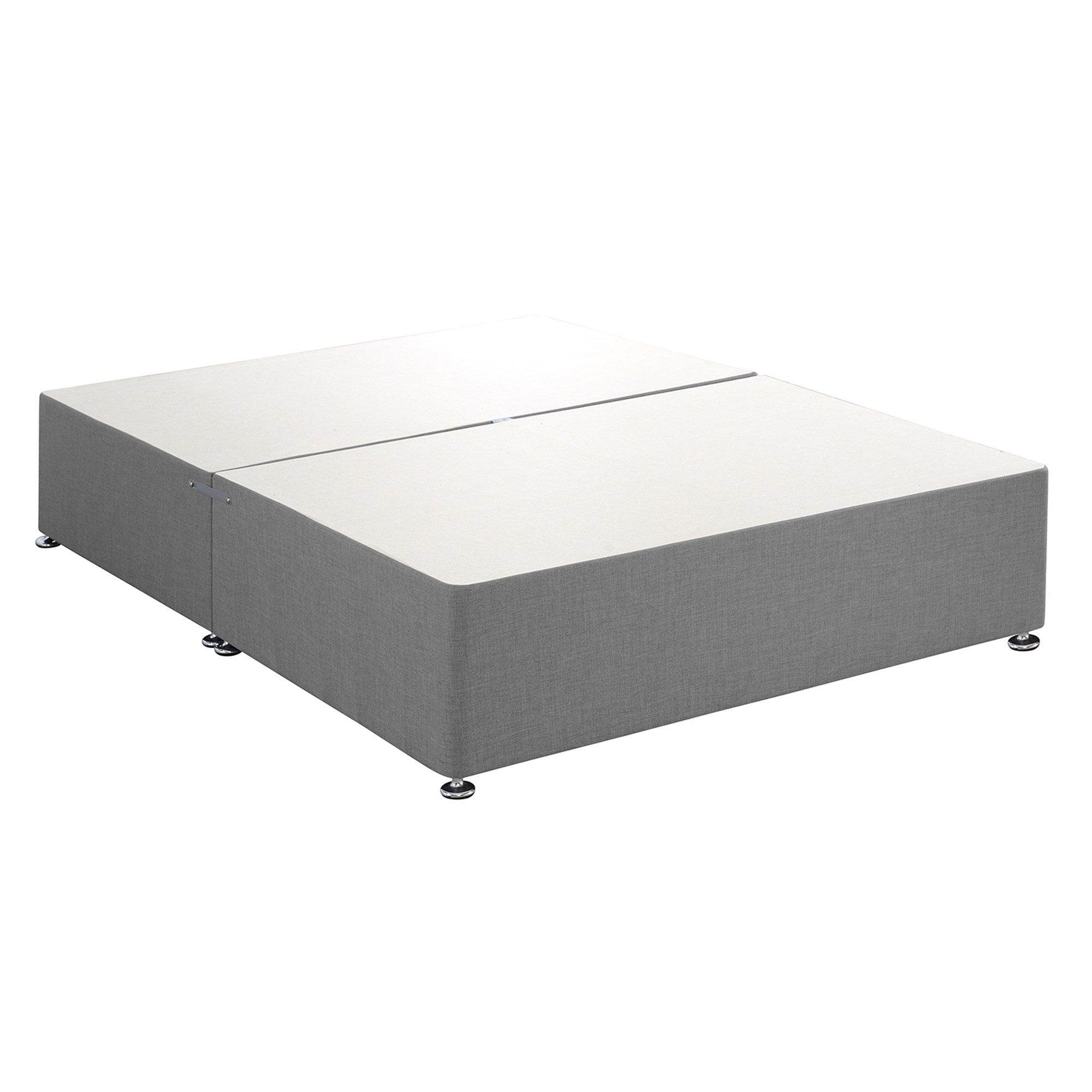 Universal Grey Linen Divan Base Grey