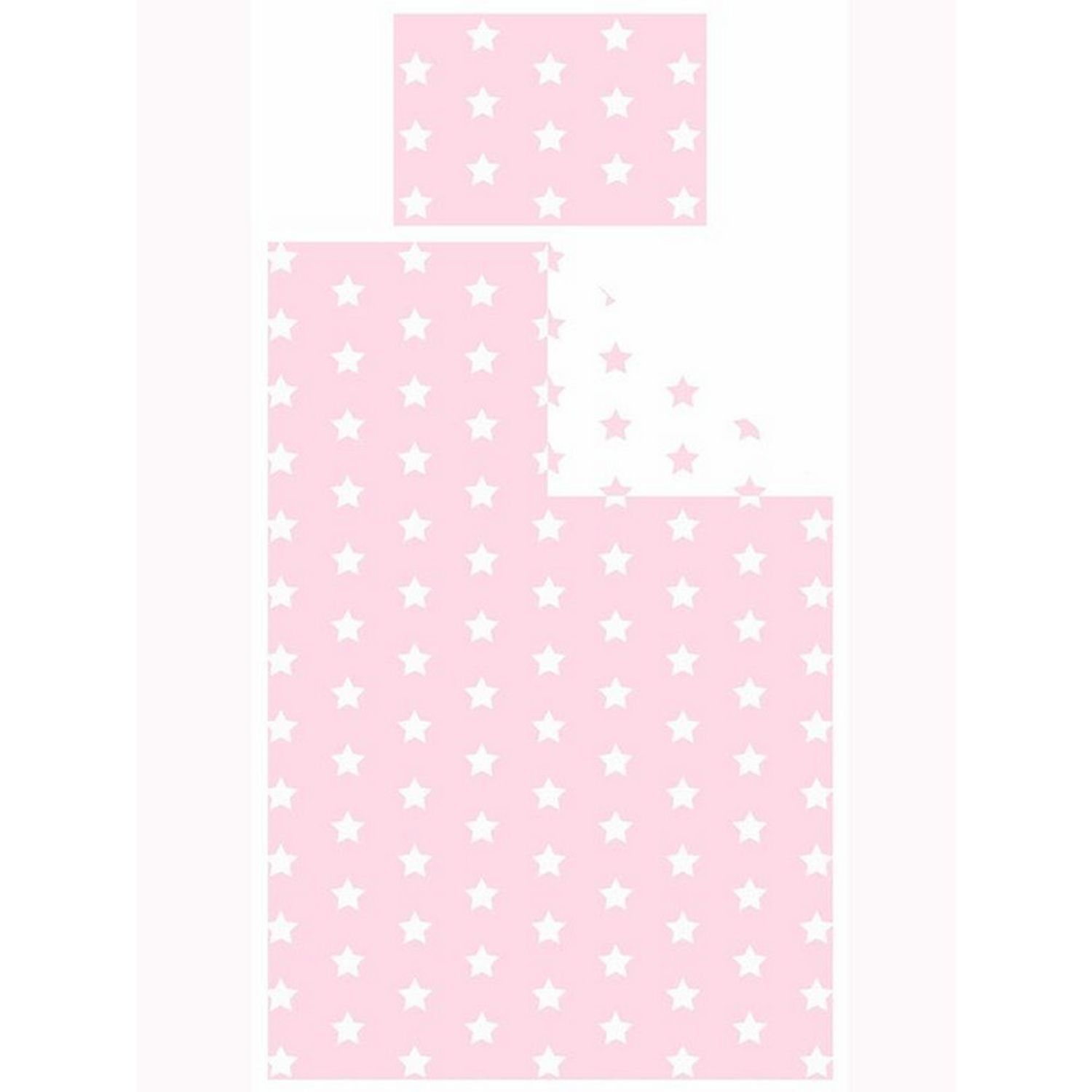 Bedding & Beyond Stars Fitted Bed Sheet Set in Pink