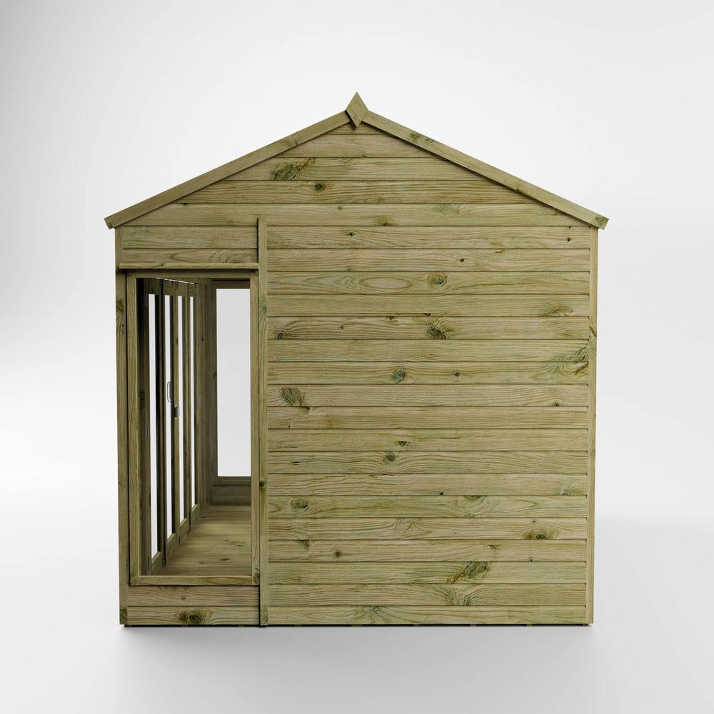 Mercia 10 x 8 Feet Vermont Summerhouse - L248.9 x W298.6 x H260.4 cm - Brown 4