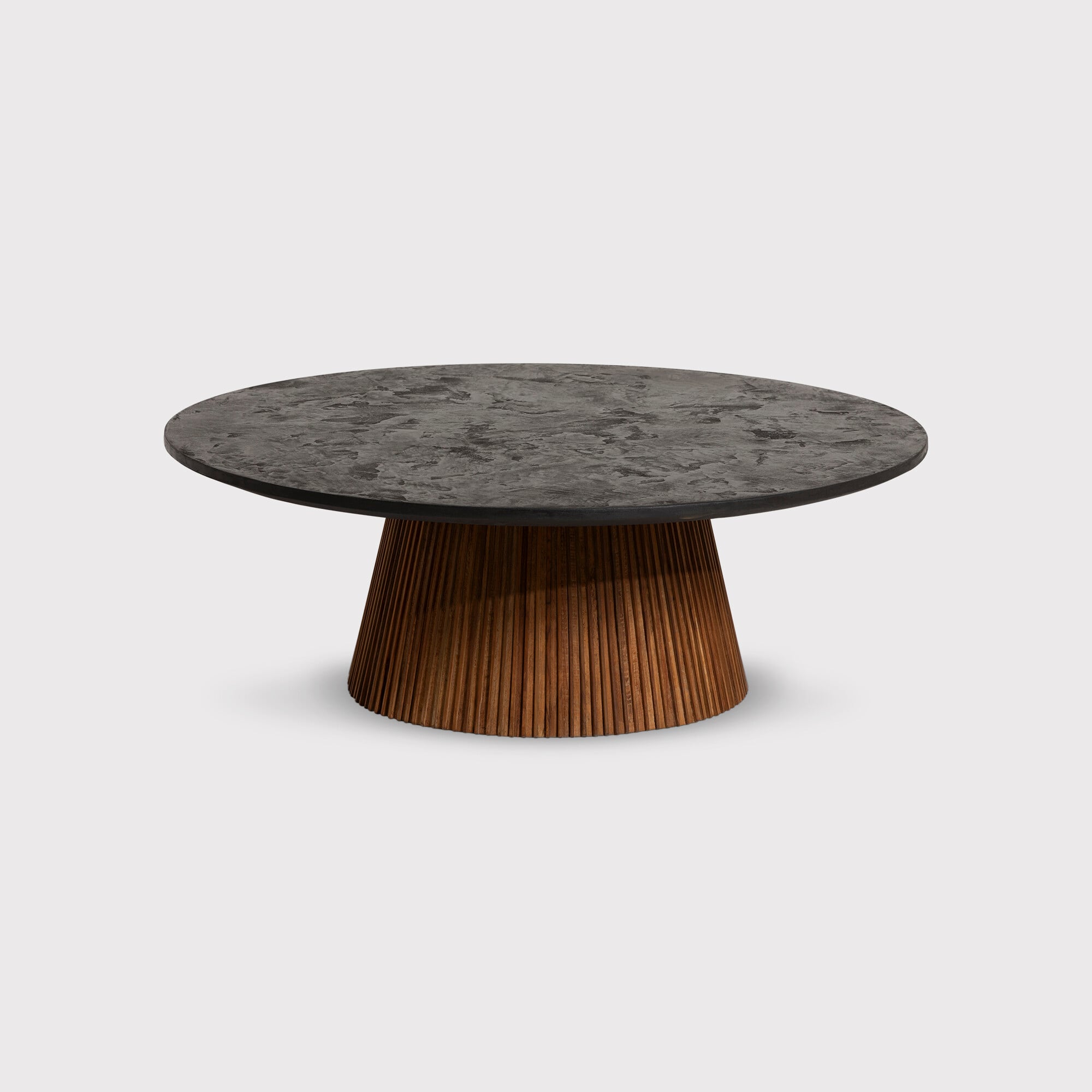 Trinidad Large Round Coffee Table, Round, Teak Wood | Barker & Stonehouse