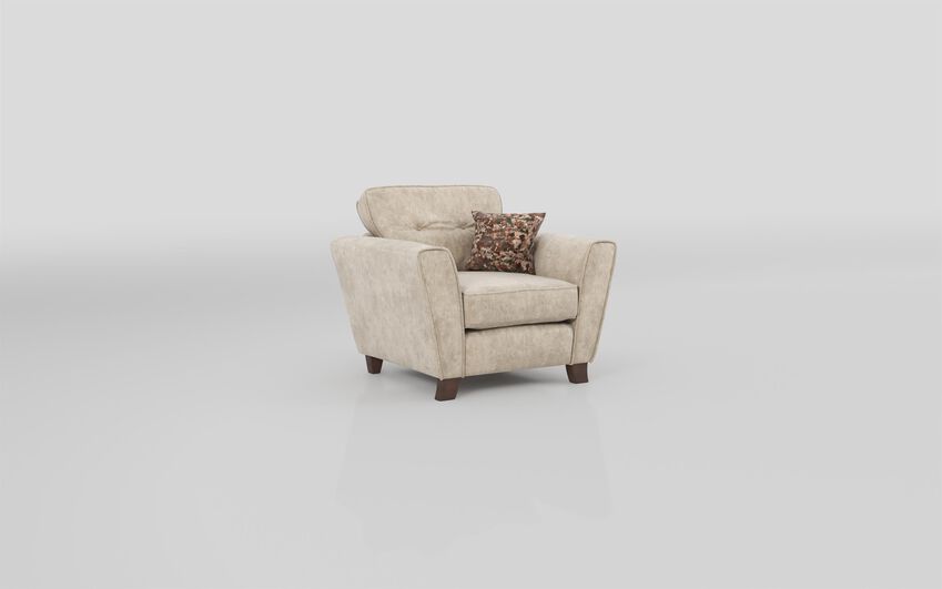 ScS Living Cream Esme Fabric Standard Chair