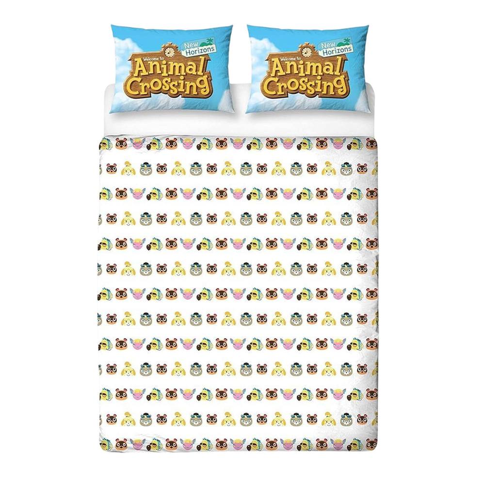 Animal Crossing Beach Reversible Duvet Set Pack of 2