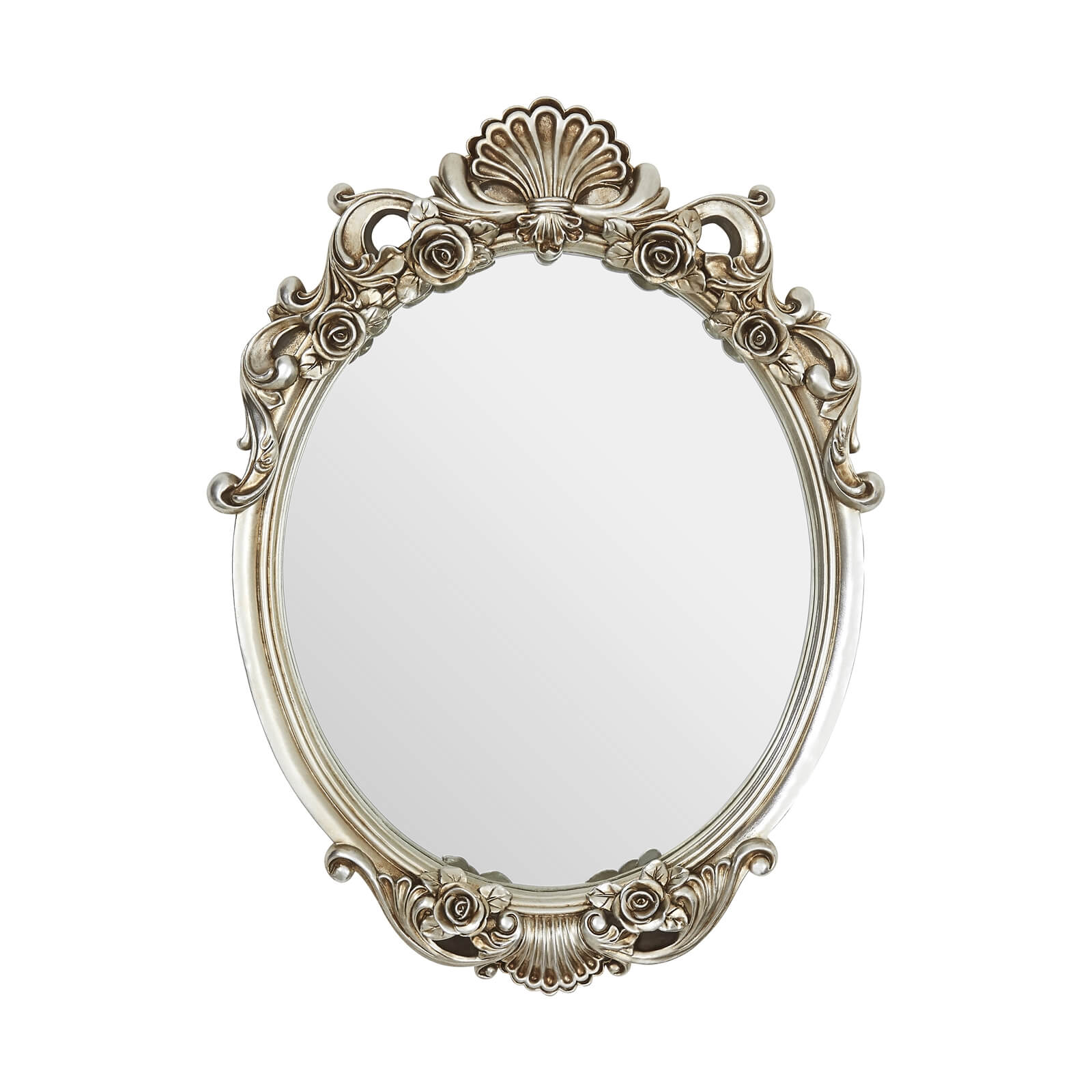 Champagne Rose and Clam Wall Mirror