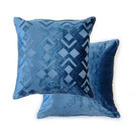 New Edge Blinds Barcelona Cushion Cover in Blue