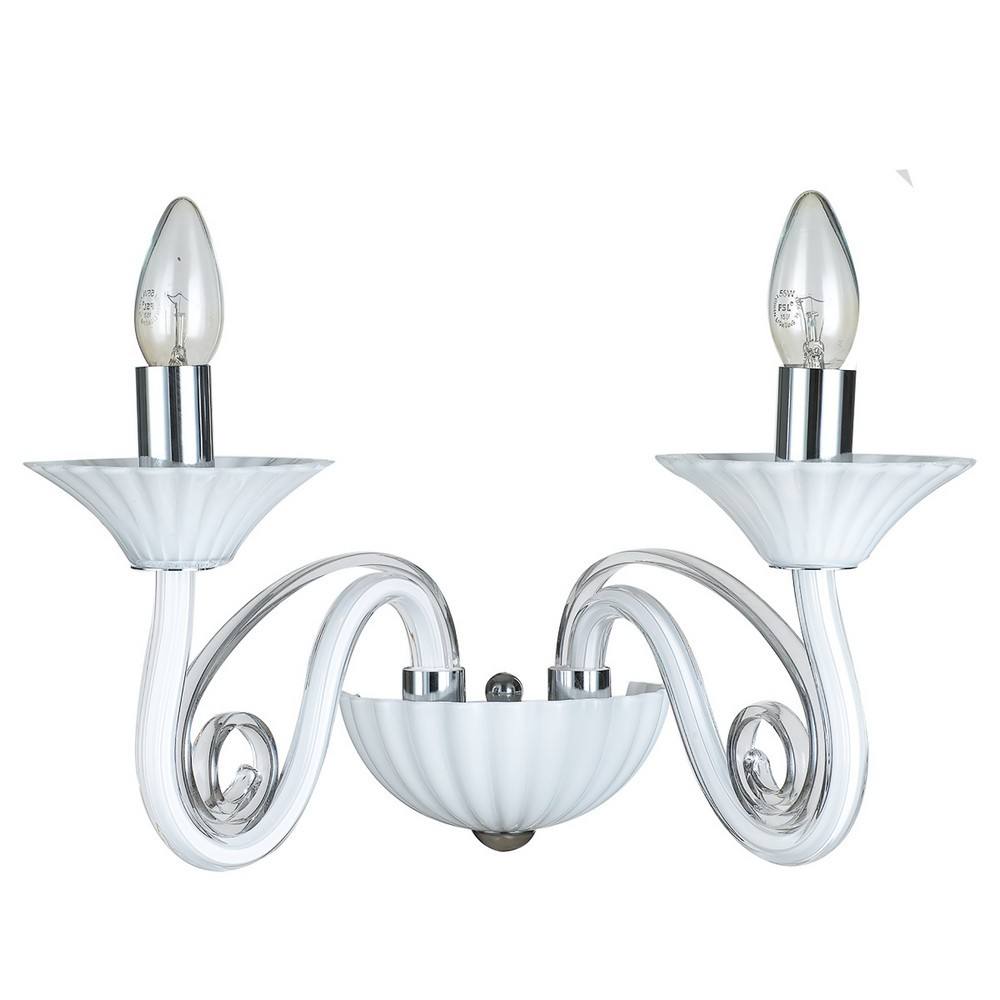 Netlighting Modern Wall Lamp White 2 Light E14