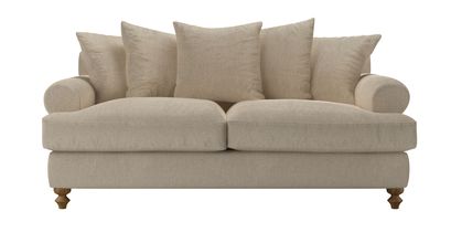 Teddy 2.5 Seat Sofabed in Cashew Baylee Viscose Linen - sofa.com
