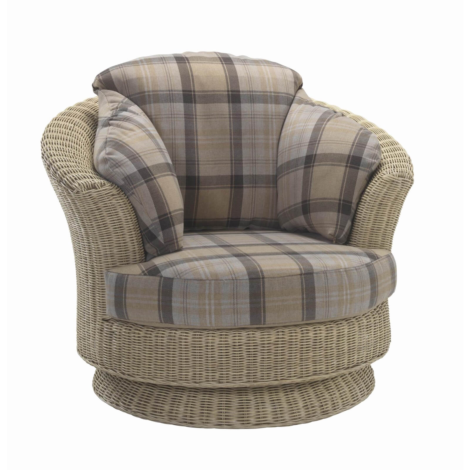 Dijon Lyon Swivel Chair In Highland