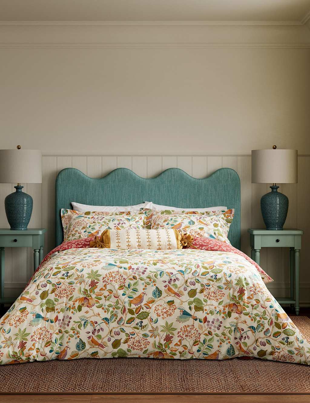 Sanderson Birds & Berries Bedding Set Multi