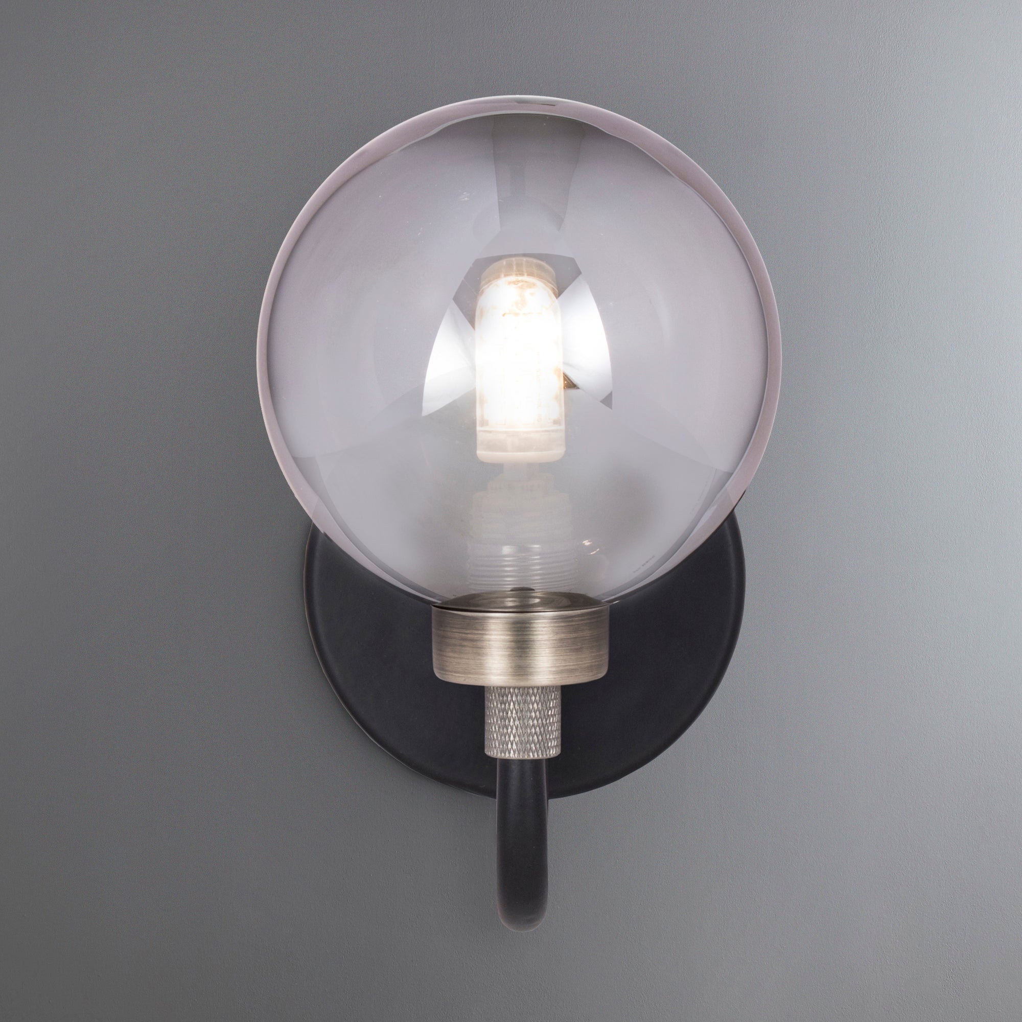 Tanner Black Wall Light Black