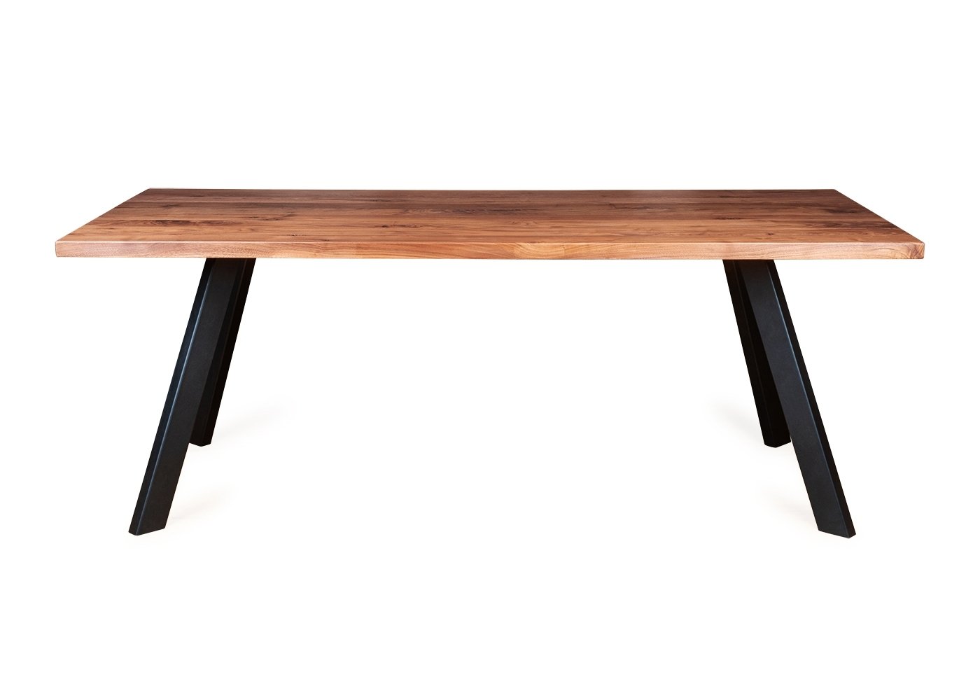 Heal's Madrid Table 240x100cm Oiled Walnut Chamfered Edge Not Filled